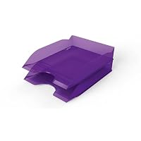 Jandson Cestini Porta Documenti A4 Impilabili | 6 Pezzi In Plastica Grigia, 35x24,5x7,2 Cm, Montaggio Senza Attrezzi
