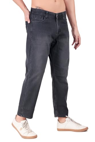 London Hills Men Jeans || Baggy Fit Jean's for Man || Loose Fit High Rise Denim || Stretchable Casual Wear Jean,s || Dance Rap Rapping Style Pant for Men || Denim Cotton Jeans (0)