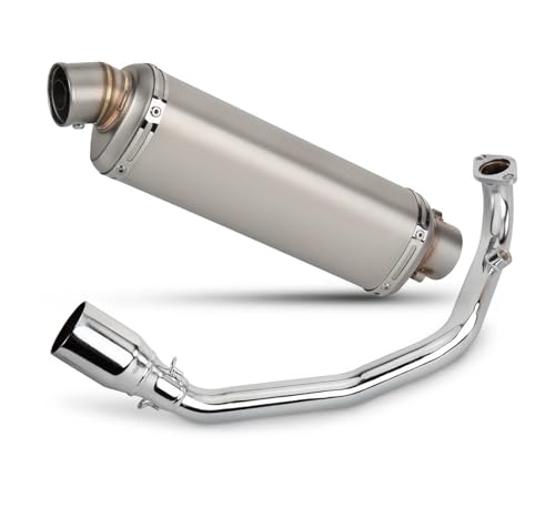 Collecteur échappement moto complet à enfiler 51mm pour booster le bloc Zuma