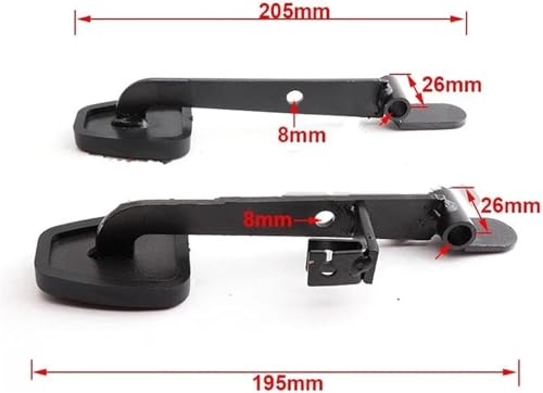Repose-pieds de moto en alliage pour UTV et buggy de compétition - 6