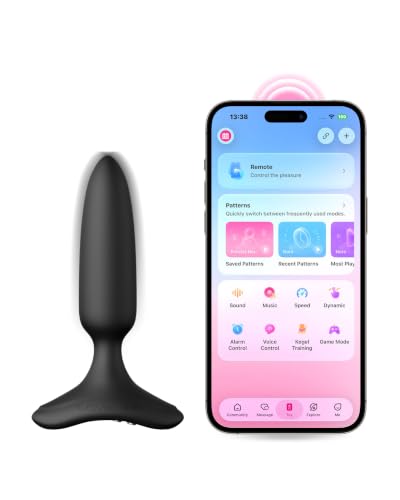 LOVENSE Hush 2 Plug Anal Vibrant XS 25 mm, Butt Plug Sex Toys Débutants