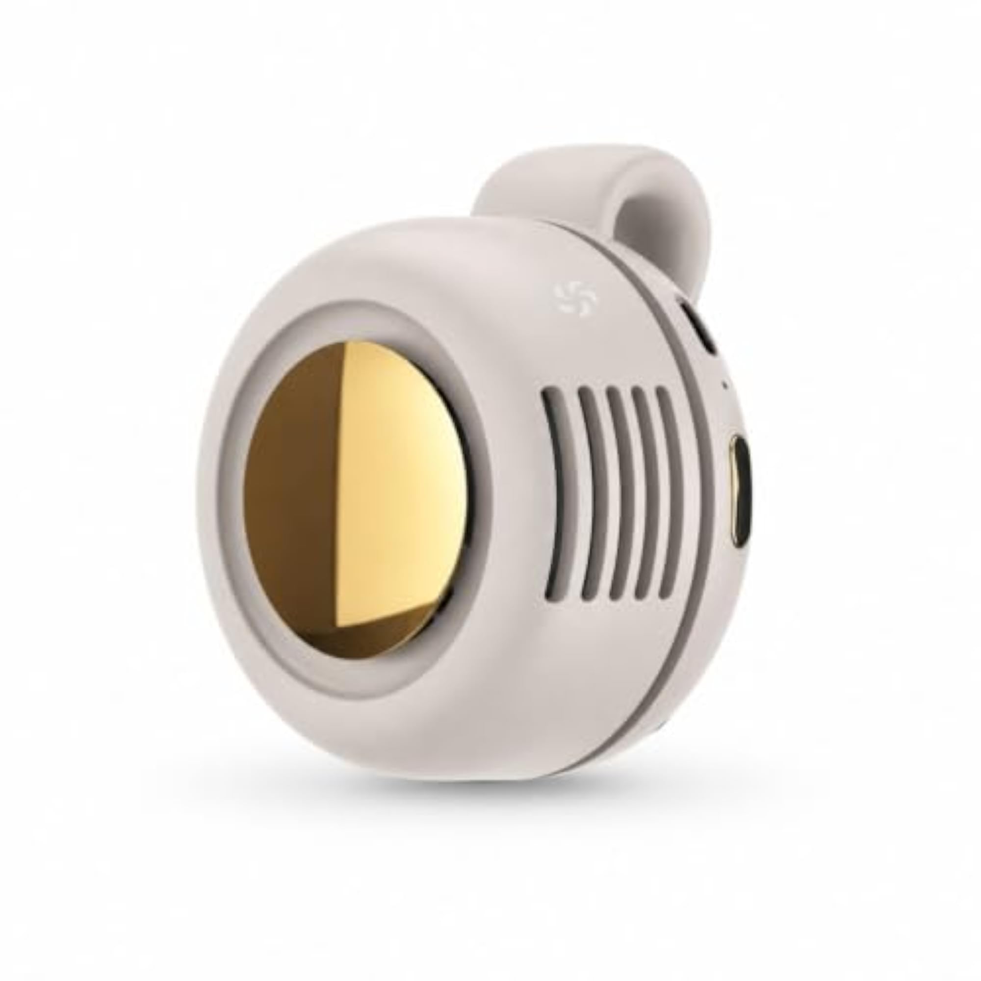 Hands-Free Portable Mini Fan with Mirror, Compact Design