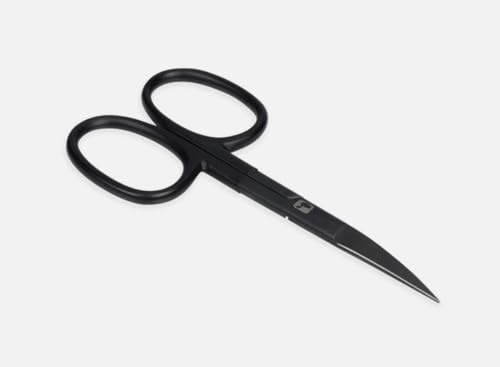 Loon Outdoors Ergo Curved Hair Scissors (Black)