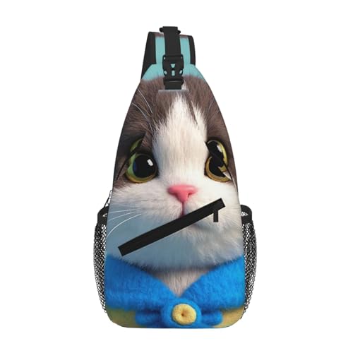Mochila Sling para Mujer y Hombre, Bolsa Cruzada Urbana miniatura 1