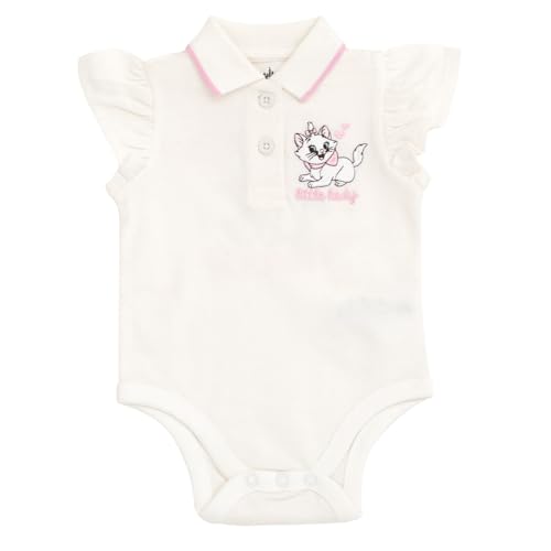 Disney Baby Girls Bodysuit and Chambray Pleated Skirt Outfit Set Newborn to Infant Sizes (Newborn - 24 Months)2