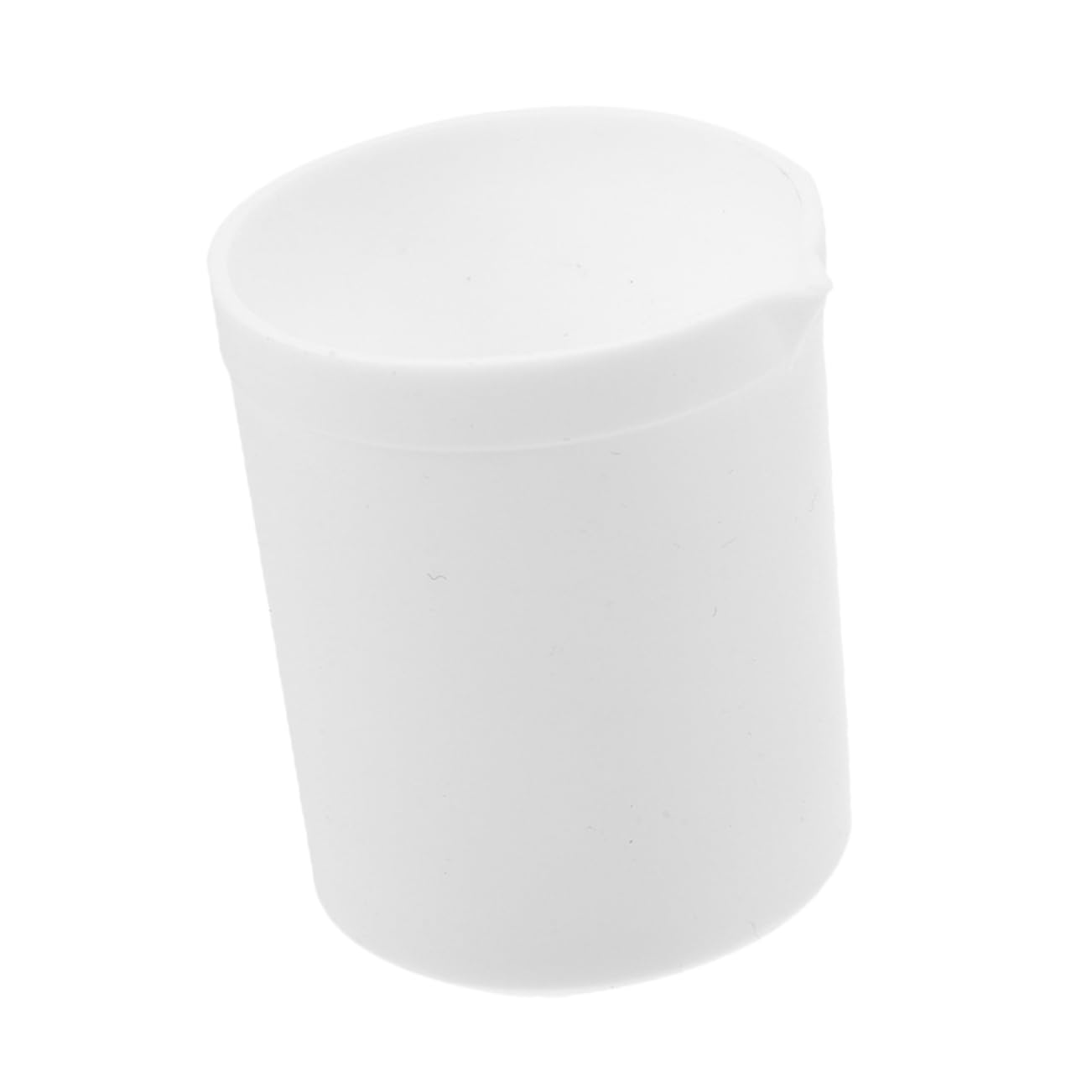 PTFE Chemistry Beaker Mug 30ml White Measuring Cup with Spout
