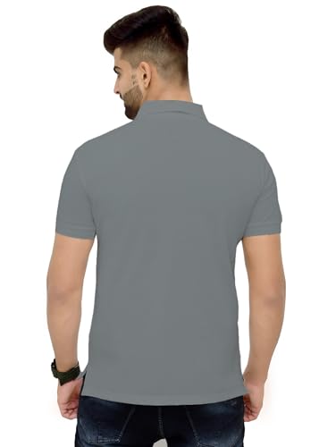 Image of 3BROS Men's Cotton Blend Half Sleeve Regular fit Comfortable Polo Neck T-Shirt (Pack of 1)