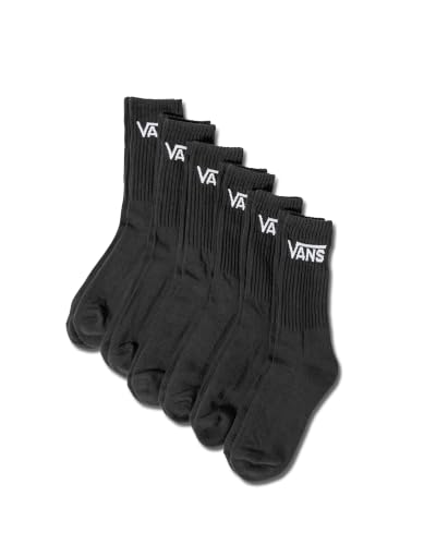 Image of Vans Unisex Adult Classic Crew Socks (3 & 6-pack) - Casual Men's & Women's Everyday Socks, Soft & Stretchy Fabric