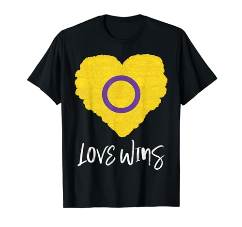 Intersex Pride Flagge Love Wins Intersex Flag T-Shirt