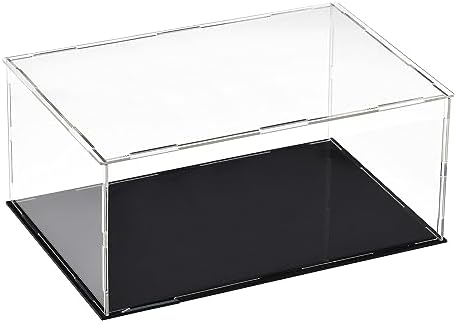 Siyecioa Clear Acrylic Display Case Assemble Countertop Box Cube Organizer Stand Dustproof Protection Showcase For Action Figures Toys Collectibles 40 Times 30 Times 25cm