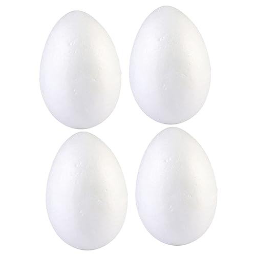 SHINEOFI 3 Juegos Juguete De Pelota De Espuma Pintura De Huevo De Espuma Huevo De Bricolaje Cáscara De Huevo Easter Eggs Decoración Pascua Huevo Artesanal Huevo Decorativo 4 Uds * 3