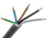  Waskönig+Walter Erdkabel PVC schwarz NYY-J 5x2,5 Ring 50m zur Verlegung im Freien, Erdreich (deutsche Markenware) VDE