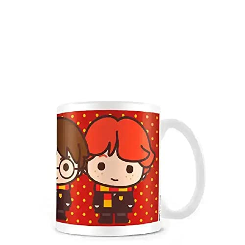 Harry Potter - Taza Chibi Harry Ron Hermione, 315 ML