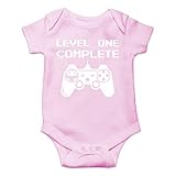 Level One Complete - My Daddy Is A Gamer - Its My First Birthday - Cute One-Piece Infant Baby...