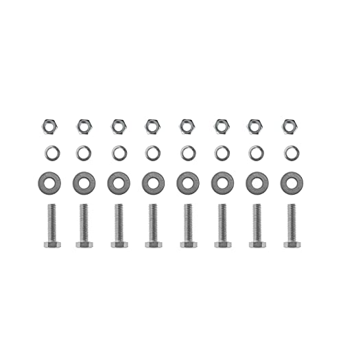 Image of Wheel & Tire Mud Flaps & Splash Guards 1 Pair Pack (Chrome, 1 1 /8 inch BoltSpacing)