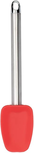 Mimo Style Espátula Com Cabeça de Silicone e Cabo em Inox de Excelente Durabilidade, Belo Design, Suporta Temperaturas de Até 220ºC, Prática, Simples e Leve Pesa Apenas 50 Gramas e Facilita o Manuseio