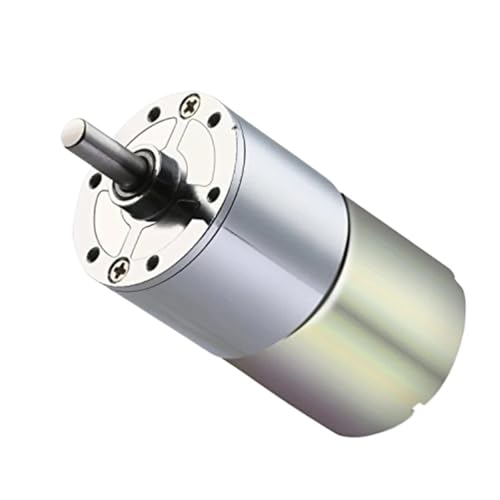 Boîte de vitesses 37mm moteur électrique 12V DC avec arbre de sortie centré robuste