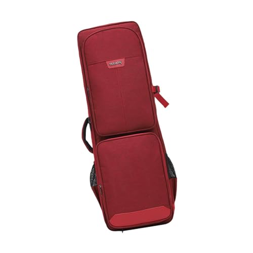 TTETTZ Bolsa para Saxofone, Bolsa de Mão Leve E Portátil para Saxofone, Estojo para Clarinete, Bolsa para Flauta, Instrumentos Retos para Saxofone, vermelho