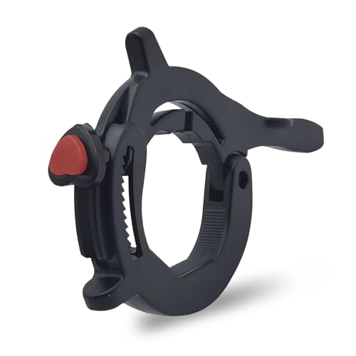 Cuymoap Motorcycle Cruise Control Assist Handlebar Booster Clamp with Quick Release Throttle Button Anti-skid Rustproof Throttle Lock Universal Saver Conversion Accessory for Long Distance (Black)
