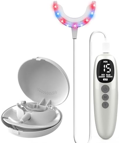 View of Amazon.com : RED+Blue, RED, Blue Light Therapy for Gums, LEDs ...