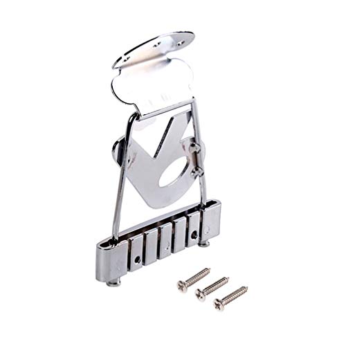 SUPVOX cordier de guitare chevalet en métal forme r 6 cordes semi-creuse guitare jazz guitare remplacement - Les Beatles, Paul McCartney, John Lennon, RIngo Starr, George Harrison SUPVOX cordier de guitare chevalet en métal forme r 6 cordes semi-creuse guitare jazz guitare remplacement – Image 4