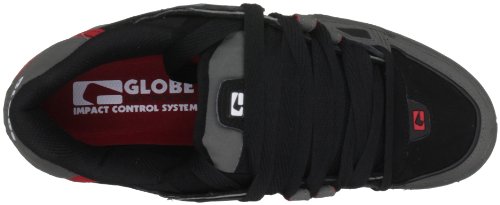 Image of Globe Sabre Nubuck 2, Men's Skateboarding Shoes, Multicolour (Gris /Negro /Rojo), 10.5 UK (45 EU)
