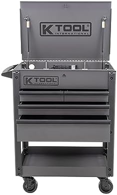 K Tool International Tool Boxes (4 Drawer (35). Grey)