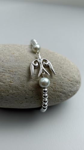 925 Sterling Silver Kazakh Swallow Bird Bracelet for Women – Handmade Ethnic Jewelry with Traditional Ornament Design, Unique Boho Cuff Bangle, Cultural Artisan Gift, Adjustable Silver Bracelet4