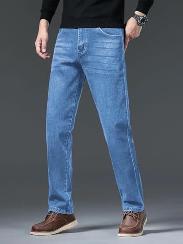 Image of Ben Martin Men's Smart Fit Stretchable Jeans || Mid-Rise Denim Pants with Whisker Wash || Premium Casual Wear Jean for Men || 5 Pocket Jean's for Men's (2)