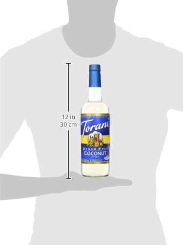 Image of Torani Sugar Free Coconut Syrup, 750mL (Pack of 2)