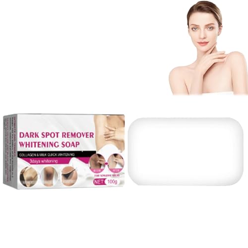 Jabón Para Iluminar la Piel, Blanqueamiento de la Belleza de la Piel, Jabón Hidratante Aclarador, Jabón Blanqueador Corporal, Para Blanquear la Piel Oscura, Para Todo Tipo de Pieles