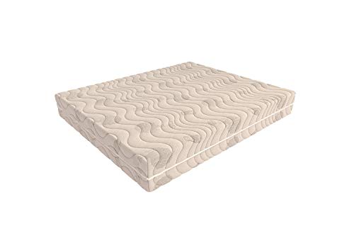 Foppapedretti Memorytreewave Materasso Matrimoniale, Schiuma Poliuretanica, Bianco, 180 x 200 cm, Matrimoniale