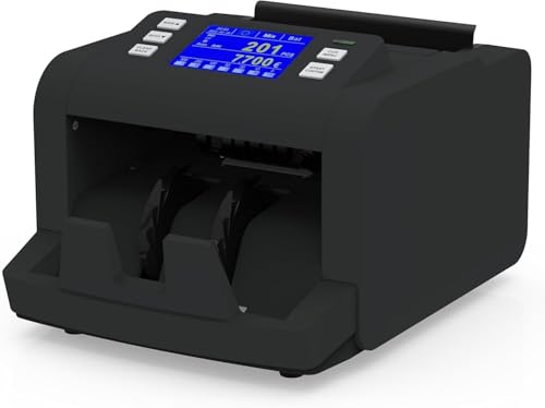 Securina24 Geldzählmaschine für gemischte Scheine Wertzähler...