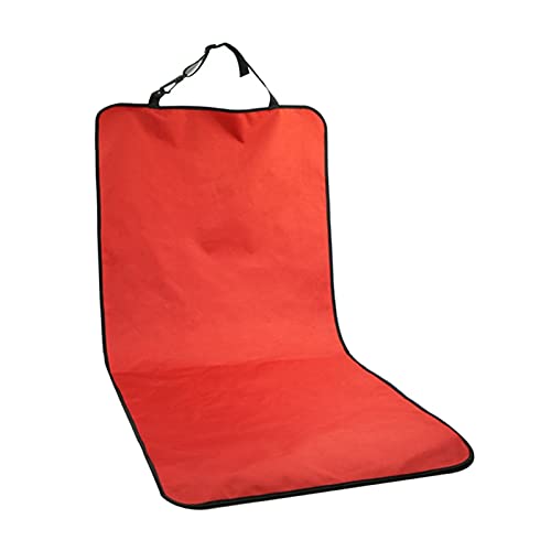 犬用トイレトレー 犬のトイレ 車のオックスフォード布ペットカーシートカバークッション安全マットカートラベルアクセサリー(Red)