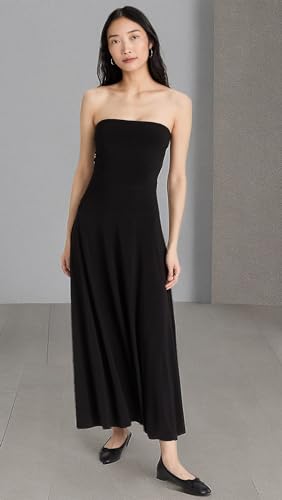 Image of Norma Kamali Women's Strapless Flared Dress to Midcalf