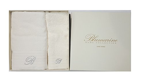 Blumarine asciugamano spugna viso + asciugamano