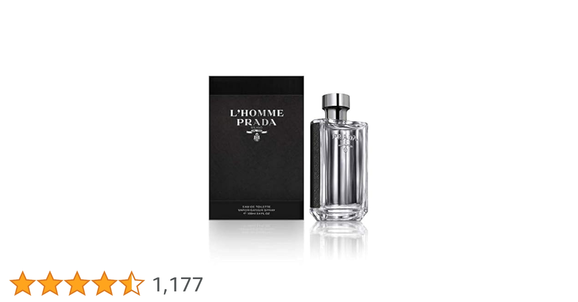 Amazon | Prada L'Homme Eau De Toilette Spray, 100 ml/プラダ