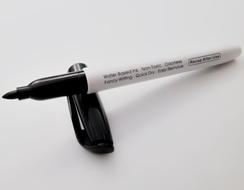 bullet tip-12mm pack of 6 black water-based ink clear-view writer bold writing pen low vision assistive writing tool for visual impairmentodorlessnon-toxicno oilalcohol free