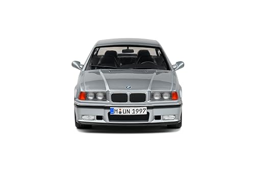 BMW E36 M3 Coupé Silver Solido 1:18 maqueta de coleccionista en plata 2