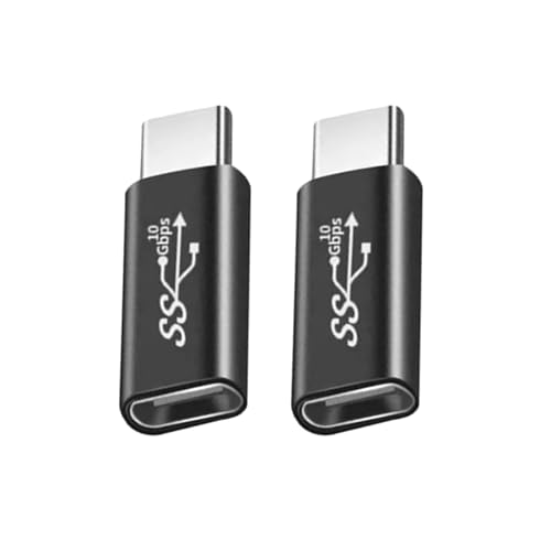 高速 USB 3.1Type C メス - オス変換アダプタ高速データ転送デジタル愛好家向け 2 個 Type C コンバータ