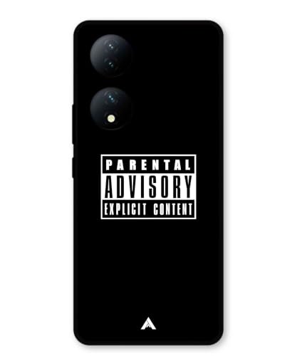 Image of Premium Explicit Case for Vivo Y100a Soft-Touch Metal TPU Back Cover, Shockproof, Designer, Aesthetic Mobile Phone Case (Glossy Finish)