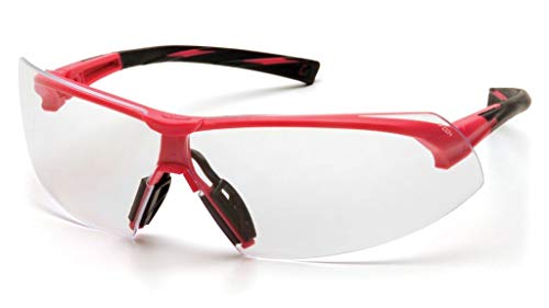 Pyramex Onix Eye Protection Pink Frame Clear Lens