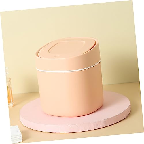 Caneca de basura mini con tapa empujable azul miniatura 7