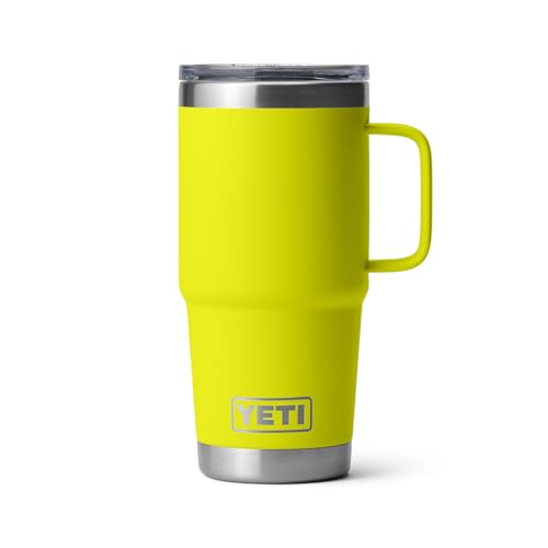 Image of YETI Rambler 20 oz Travel Mug, Stainless Steel, Vacuum Insulated with Stronghold Lid