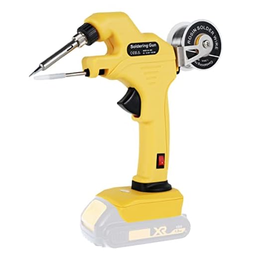 Soldering Iron Kit for 18V/20V Max Li-ion Battery, 30W Soldering gun with Ceramic Heater, 30s Quick Preheat Soldering Iron with 50g Solder for Electronics, Jewelry Making, Repairing (No Battery)