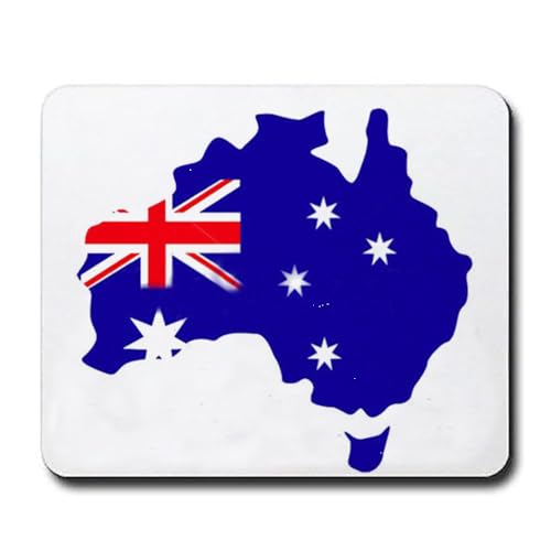 Tapis de souris motif drapeau de l'Autriche 240 x 200 x 4 mm 2 pièces Couleur : Autriche