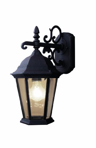Black Friday - 60% OFF Woodbridge Lighting 61012-RTP Basic 1-Light Outdoor Wall Sconce, Powder Coat Rust
