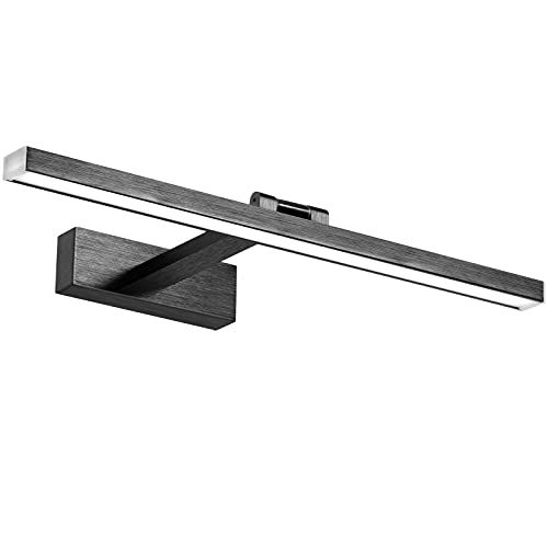 HOMEOW Lampe Miroir Salle De Bain 12W Économie D'énergie 50cm Ip44 Led Applique Salle De Bain Blanc Neutre 4000K Eclairage Miroir Réglable à 180° Cover