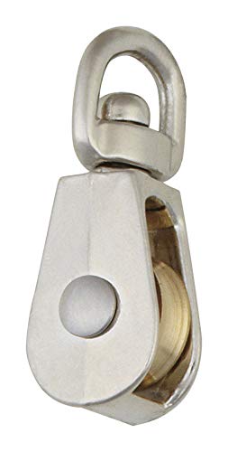 Campbell Chain & Fittings T7655002N Swivel Eye Pulley, Single Sheave, 34" (Pack of 10)