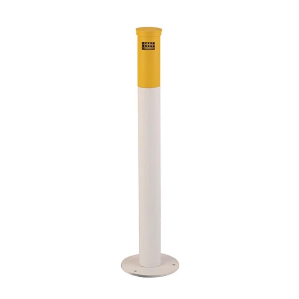 OWOHYG Ashtray Trash Can Ash Column Iron Baked Enamel Can Be Fixed Outdoor Vertical Cigarette Butt Column Outdoor Ashtrays For Cigarettes.